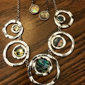 Necklace and earrings set